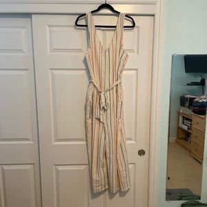 STRIPED JUMPSUIT